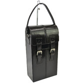 Kundra Turkana Leather Double Wine Bottle Holder
