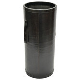 Kundra Black Leather Umbrella Holder