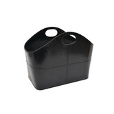 Kundra Leather Magazine Basket