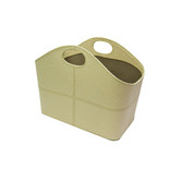 Kundra Leather Magazine Basket