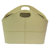 Kundra Leather Magazine Basket