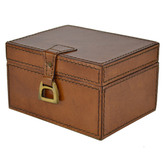 Kundra Buffalo Leather Pin Holder with Stirrup