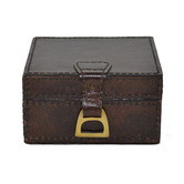 Kundra Buffalo Leather Pin Holder with Stirrup