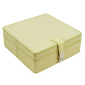 Kundra Cream Buffalo Leather Jewellery Box