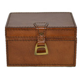 Kundra Buffalo Leather Pin Holder with Stirrup