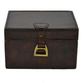 Kundra Buffalo Leather Pin Holder with Stirrup