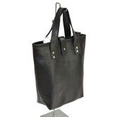 Kundra Black Cow Leather Double Wine Holder