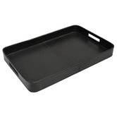 Kundra Black 57cm Buffalo Leather Tray