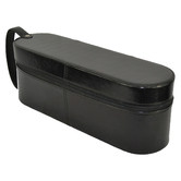 Kundra Black Cow Leather Single Wine Holder
