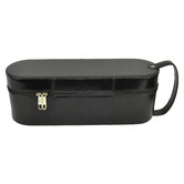 Kundra Black Cow Leather Single Wine Holder
