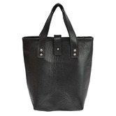 Kundra Black Cow Leather Double Wine Holder