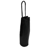 Kundra Black Cow Leather Wine Holder