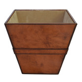 Kundra Leather Angled Bin