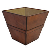 Kundra Leather Angled Bin