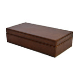 Kundra Tan Leather Office Pin Holder