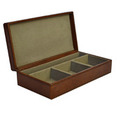 Kundra Tan Leather Office Pin Holder