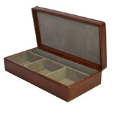 Kundra Tan Leather Office Pin Holder