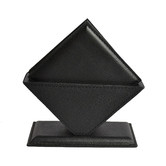 Kundra 6 Piece Black Leather Coaster Sets