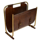 Kundra Leather Magazine Rack