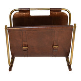 Kundra Leather Magazine Rack