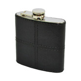 Kundra 177ml Leather Hip Flask