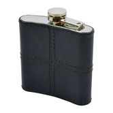 Kundra 177ml Leather Hip Flask