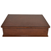 Kundra 6 Piece 236ml Leather Hip Flask Box Set