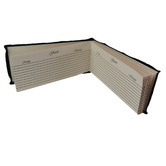 Kundra Black Leather Guest Book