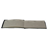 Kundra Black Leather Guest Book