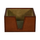 Kundra Tan Leather Notepad Holder