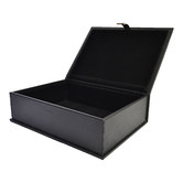 Kundra Black Leather Document Box with Stirrup