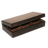 Kundra Dark Leather Office Pin Holder