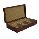 Kundra Dark Leather Office Pin Holder