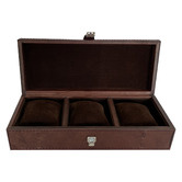 Kundra Brown Leather Watch Box