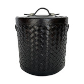 Kundra Leather Ice Bucket