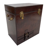 Kundra 33cm Leather Drink Trunk