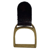 Kundra Dark Leather Napkin Ring