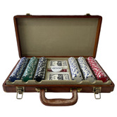 Kundra Genuine Leather Poker Game Set