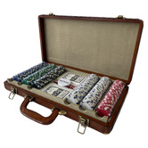 Kundra Genuine Leather Poker Game Set