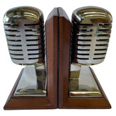 Kundra Equestrian Retro Mic Bookends