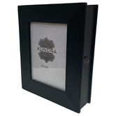 Kundra Decor Genuine Leather Key Holder Box with 4 Hooks