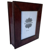 Kundra Decor Genuine Leather Key Holder Box with 4 Hooks