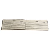Kundra Genuine Leather Guest Book