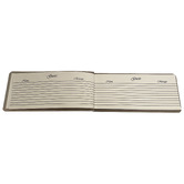 Kundra Genuine Leather Guest Book