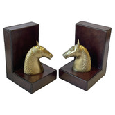 Kundra Equestrian Horse Bust Bookends