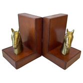 Kundra Equestrian Horse Bust Bookends