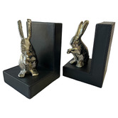 Kundra Equestrian Standing Rabbit Bookends