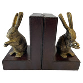 Kundra Equestrian Standing Rabbit Bookends