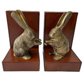 Kundra Equestrian Standing Rabbit Bookends