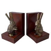 Kundra Equestrian Standing Rabbit Bookends